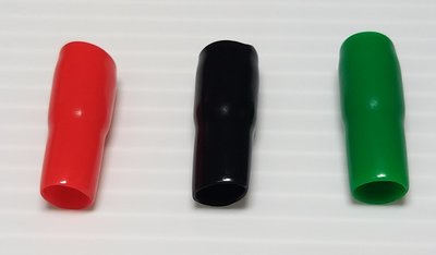 V8 ~ 10 平方 端子 絕緣 軟 套管 端子護套 阻燃 色套 (黑，紅，綠，混色) 30個/包=18元 (全新品)