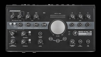 音響世界: 美國 MACKIE 新款 BIG KNOB STUDIO+ 6軌錄音介面/3組喇叭控制器-全新到貨