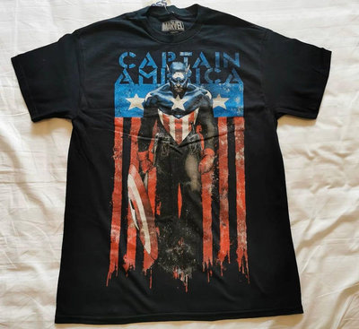 美國帶回全新Marvel美國隊長Capitain America T 恤。SZM