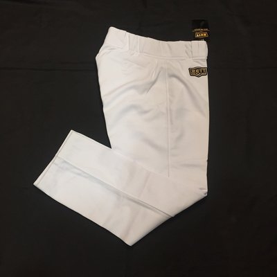棒球世界全新 ZETT 九分褲白色球褲優惠特價 568A型