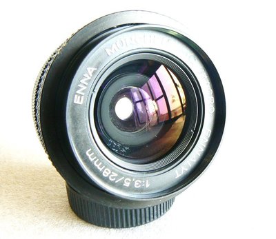 【悠悠山河】西德製 廣角微距鏡 M42口--ENNA 28mm F3.5 MC MACRO-ENNALYT 10cm近拍