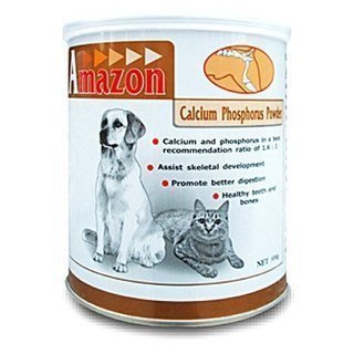 愛美康 Amazon 犬貓狗寵用天然鈣磷粉 小動物鈣粉 500g（大）挺立鈣骨密，每瓶 580元