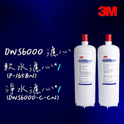 3M DWS6000-ST淨水系統-替換濾芯組合 (2入組)