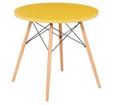 【藝坊現代傢俱】QR 575 北歐風2.5尺造型圓桌(6色可選)  *餐桌*休閒桌*洽談桌*特色店桌子