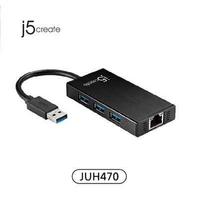 【MR3C】含稅 j5 create JUH470 3埠USB3.0集線器 HUB 可加價$225購變壓器JUH4AC
