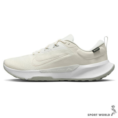 Nike 男鞋 越野鞋 慢跑鞋 JUNIPER TRAIL 2 GTX 防水 米白【運動世界】FB2067-003