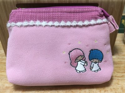 Little Twin stars [kiki&lala] 雙子星粉紅化妝包---收藏出清