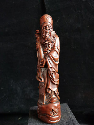黃楊木雕古裝人物，高18厘米！ 小葉黃楊木雕《八仙人物》擺件