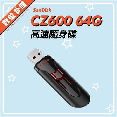 台灣公司貨附發票保固 SanDisk Cruzer Glide CZ600 64GB 64G USB3.0 隨身碟