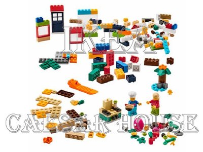 ╭☆卡森小舖☆╮【IKEA】 LEGO 樂高 聯名 BYGGLEK 樂高積木零件 人偶 背景 限定 40357