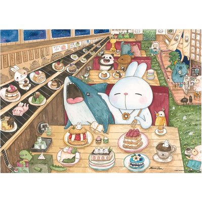 Mini Han 兔兔 甜點太空船 （台旺文創, 520片，TW-520-051，台灣拼圖，2022新品）