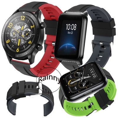 Realme Watch S Pro / S智慧手錶錶帶 硅膠 雙色 Realme Watch 2 pro / 2 錶帶