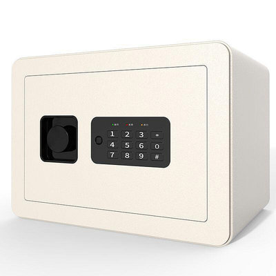 【現貨】家用保險箱 密碼保險櫃 得力家用小型保險箱 指紋鑰匙密碼保險柜 辦公家庭 防盜大容量保管箱