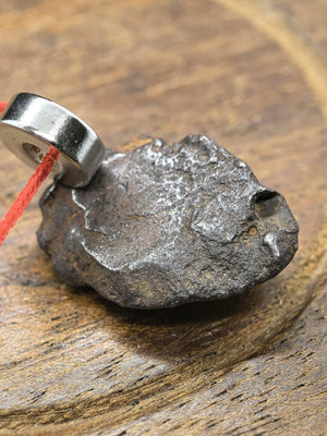 【二手】俄羅斯目擊隕石 Alin隕石 鐵隕石原石 阿林隕石 強磁12984【古玩天下】