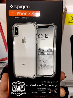 肆 SGP Apple iPhone X 10 IX Crystal Shell 軍規防摔背蓋 IX CS透灰