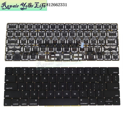 電腦零件適用于蘋果Macbook Pro 1707 A1707 筆記本電腦內置鍵盤 背光US筆電配件
