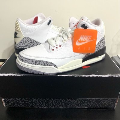 【現貨優惠】Nike Jordan 3 OG 白水泥 爆裂紋 DN3707-100