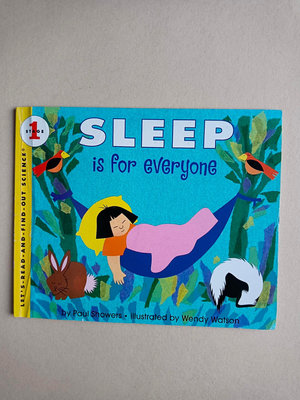 英文童書繪讀本 SLEEP is for everyone! 《Science》【書況新 無畫記】