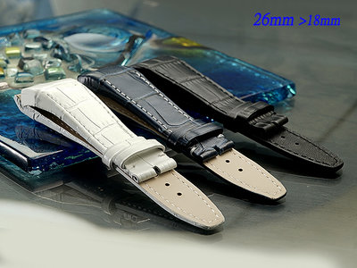 【時間探索】 全新 Franck Muller V41 代用進口高級錶帶-特製鋼粒頭  ( 26mm )