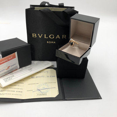 寶格麗Diva's Dream戒指52 99新 S級 BVLGARI/寶格麗 首飾-戒指/指環/戒指 指環 現代 52 玫瑰金 AU750 有小票、包裝盒、身份