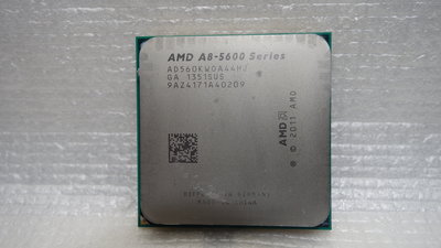 AMD A8-5600K   ,, 3.6 GHz  / 4核心 /  FM2 腳位,,無散熱風扇