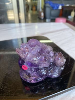 CKLO紫水晶雕蟾蜍粉51
