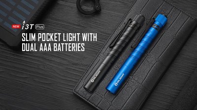 【angel 精品館 】Olight i3T Plus 雙檔位戰術AAA限量EDC手電筒(250流明) 限量藍色
