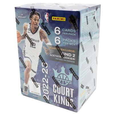 【藏卡閣】(全新未拆卡盒) 2022-23 Panini Court Kings International BLASTER 球場之王 國際手雷版 籃球卡 卡盒