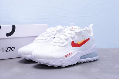 Nike Max 270 React 氣墊 白紅鴛鴦勾 休閒運動慢跑鞋 男女鞋 CT2203-002