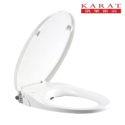 《台灣尚青生活館》美國品牌 KARAT 凱樂衛浴 FB-106 免插電 雙噴頭 洗淨便座 緩降馬桶蓋 加長型