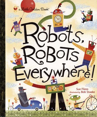 ＊小貝比的家＊ROBOTS, ROBOTS EVERYWHERE !/精裝/想像力/3~6歲/科技教育