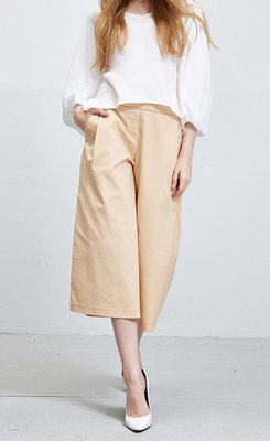全新 專櫃服飾ICHE 純棉寬鬆褲裙 size:9 made in TAIWAN