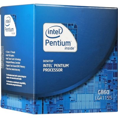 【含稅盒裝】Intel Pentium Dual-Core G860 3.0G 1155 雙核雙線 65W CPU一年保