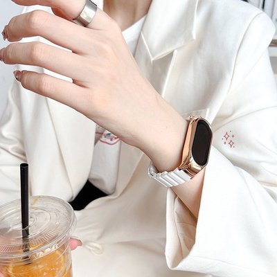 森尼3C-強力磁吸 柔軟舒適 小米手環7代錶帶 小米手環7/6/5/4/3 通用NFC 小米7錶帶 小米5錶帶 小米6錶帶-品質保證