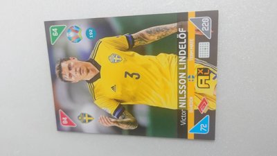 EURO 2020 - KICK-OFF 2021瑞典足球明星VICTOR LINDELOF少見一張~10元起標
