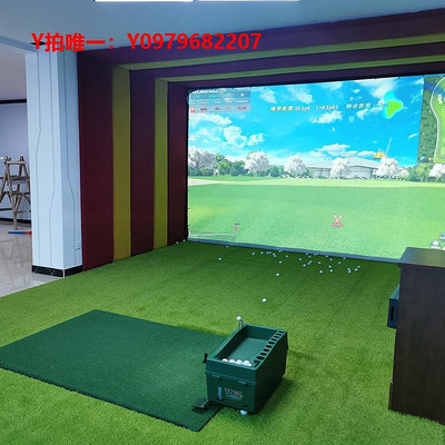高爾夫揮桿棒室內高爾夫球練習場地模擬器辦公室休閑體育運動游樂設備