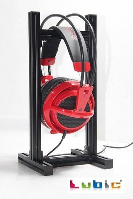 LUBIC 耳機架- 寂靜黑 自行動手DIY組裝 樂朋鋁合金 (商品不含耳機)