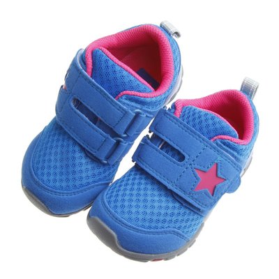 童鞋/ Moonstar日本Carrot湛藍之星透氣止滑運動機能鞋(15~20公分) IBW333B