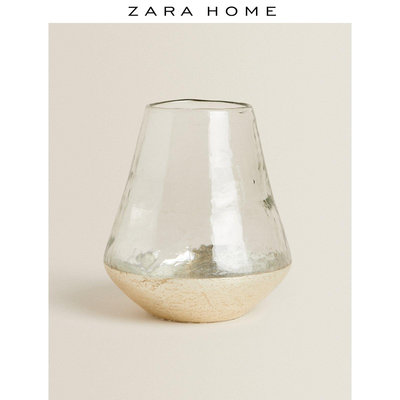 Zara Home 歐式簡約風格創意擺件不透明底座玻璃花瓶 47386046990--奈櫻小鋪嚴選