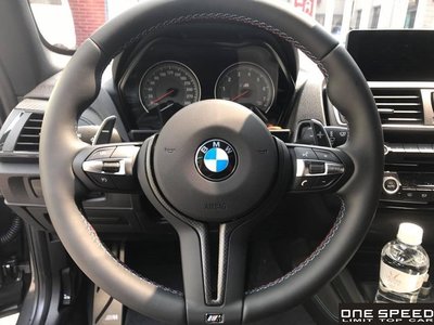 【耀天國際】BMW M2 M3 M4 M5 M6 碳纖維卡夢 替換式 方向盤飾蓋