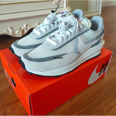 【正品】Nike Sacai x LDWaffle 聯名解構 灰白 跑步 休閒 女 男 BV0073 100潮鞋