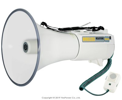 【含稅/現貨】ER-68 SHOW 45W肩帶式喊話器 一年保固/音源輸入孔/1號10顆(不附)歡迎訂製鋰電池模組 悅