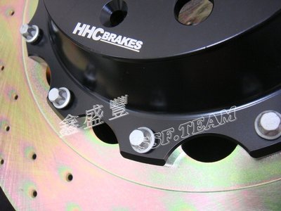 HHC BRAKES / 輕量化雙片式後加大碟組 VW TOURAN / TIGUAN  專用