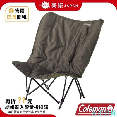 CC小铺售價含關稅 日本 Coleman CM-37447 單人 露營椅 沙發椅 露營折疊椅 戶外休閒椅 21年新款 可折