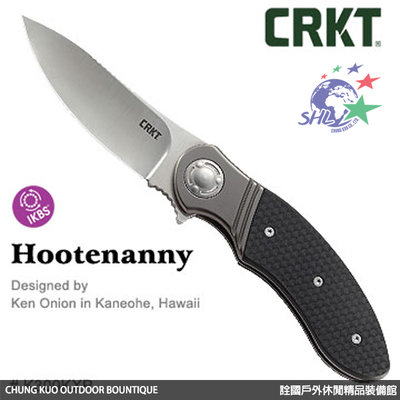 詮國 - CRKT Hootenanny折刀 / IKBS球軸承樞軸系統 / K300KXP