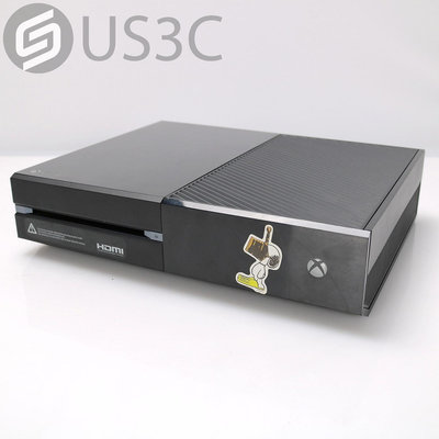 【US3C-桃園春日店】【一元起標 故障機】微軟 Microsoft Xbox One 黑 光碟遊戲機 二手遊戲主機