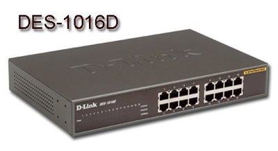 【開心驛站】D-Link友訊 (DES-1016D) 16埠桌上型乙太網路交換器