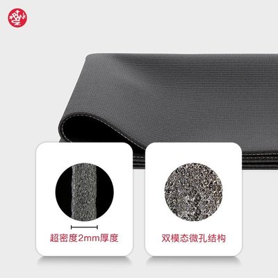 【熱賣精選】Manduka PRO travel 2.5mm 輕薄便攜防滑耐磨傳奇黑墊旅行瑜伽墊