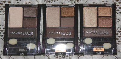Maybelline (媚比琳) [ 專業級閃亮四色眼影盤 ] Expert Stylish ~ 三色可選 全新品