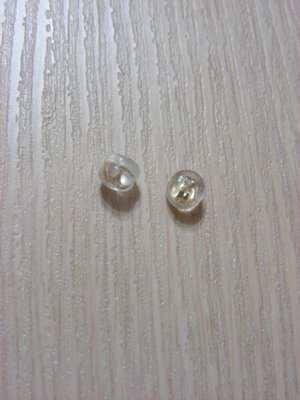 日本製造 18K金 耳束 耳扣 黃K金矽膠款 一對兩個 18KYG-S